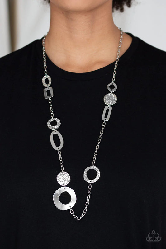 Metro Scene - Silver Necklace