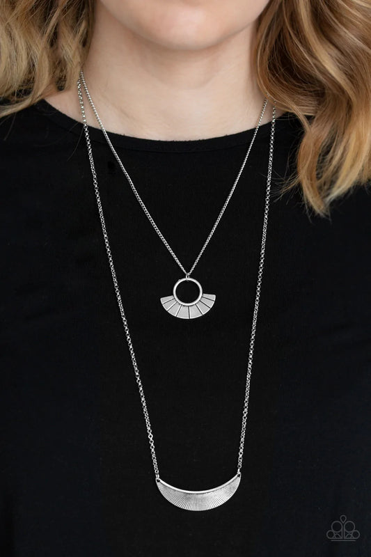 Tribal Trek - Silver Necklace