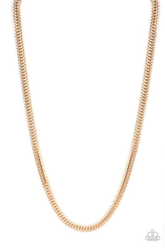 Knockout King - Gold Men's Necklace