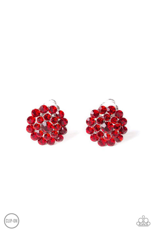 Glammed Out - Red Clip-On