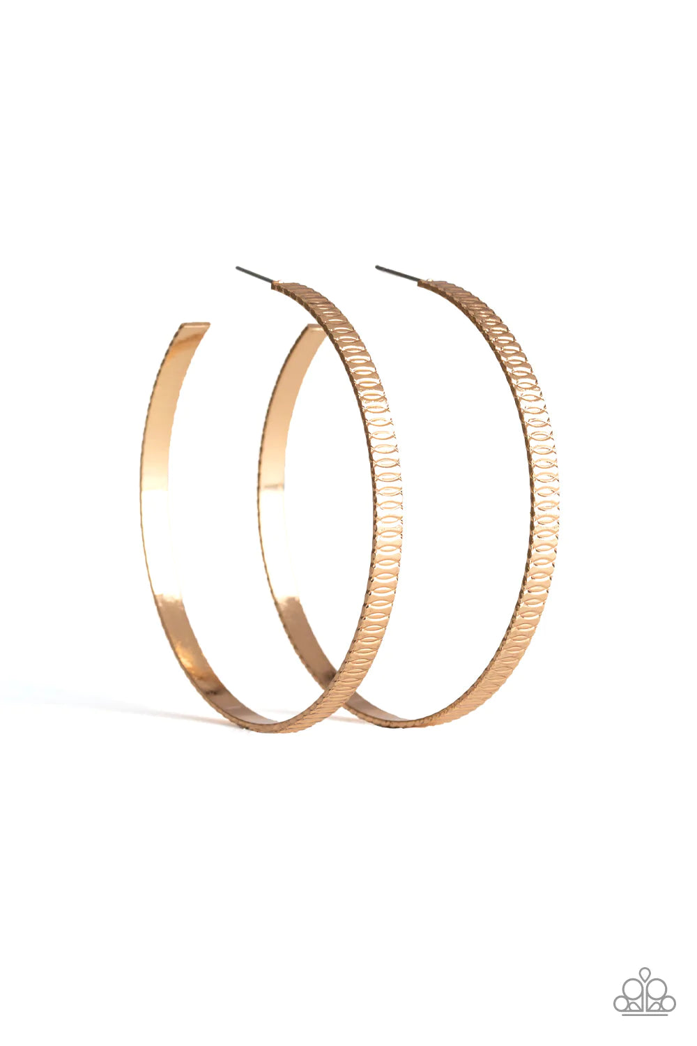 Retro Rebellion - Gold Earrings