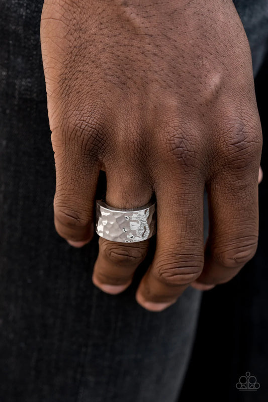Vintage Vault Self-Made Men's Silver Ring