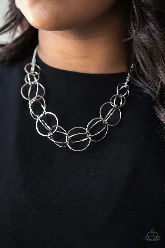 Space Walk - Silver Necklace
