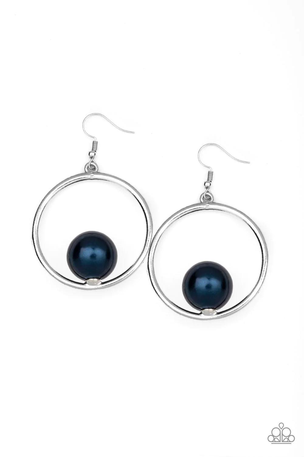 Solitaire REFINEMENT - Blue Earrings