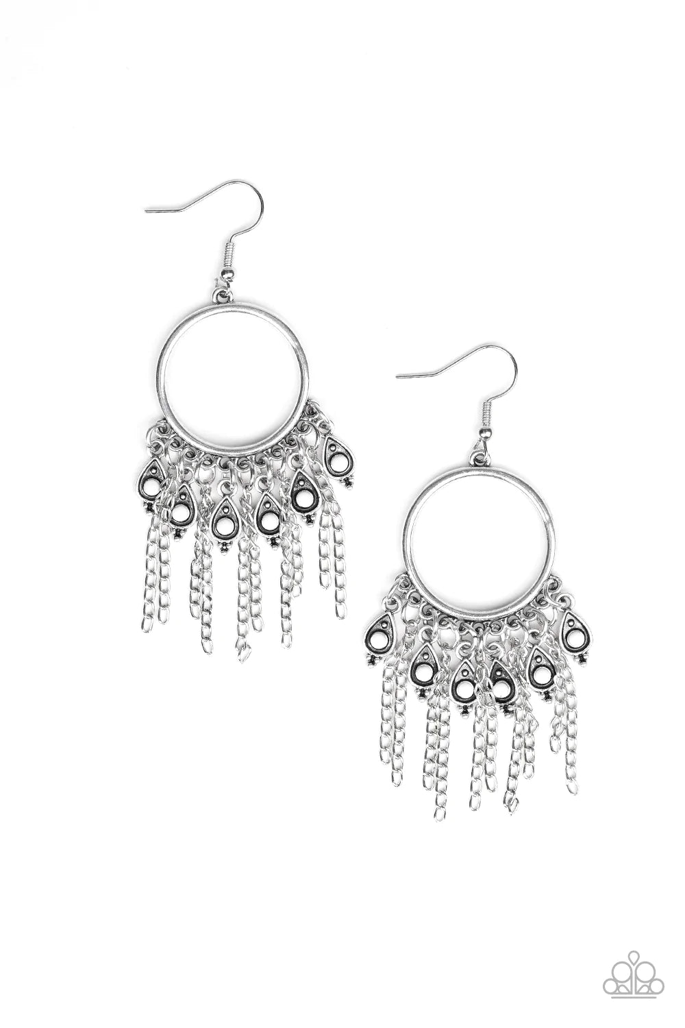 Very Vagabond - White Earrings