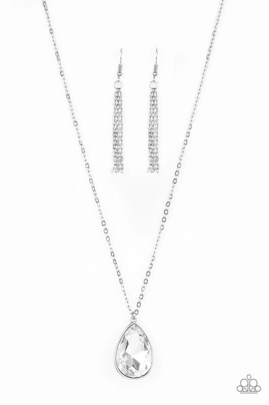 So Obvious - White Necklace