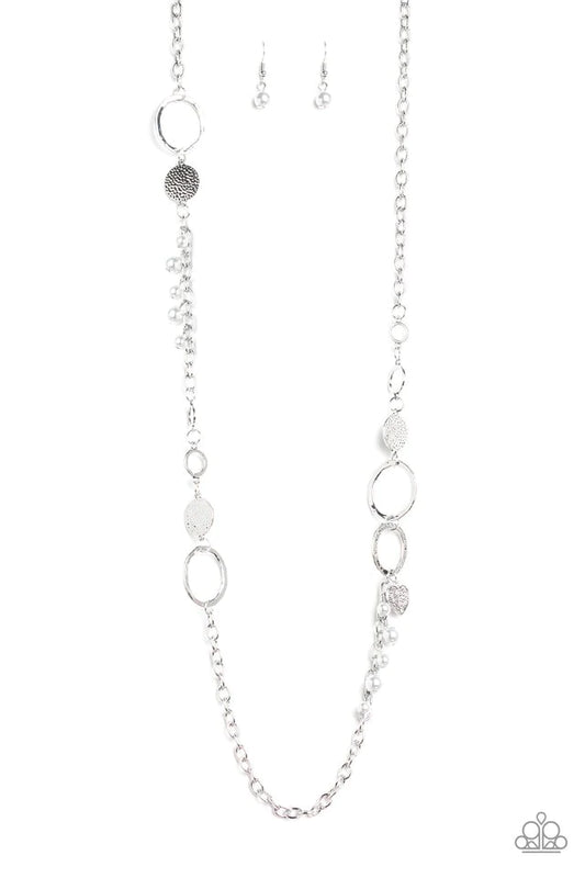 Unapologetic Flirt - Silver Necklace