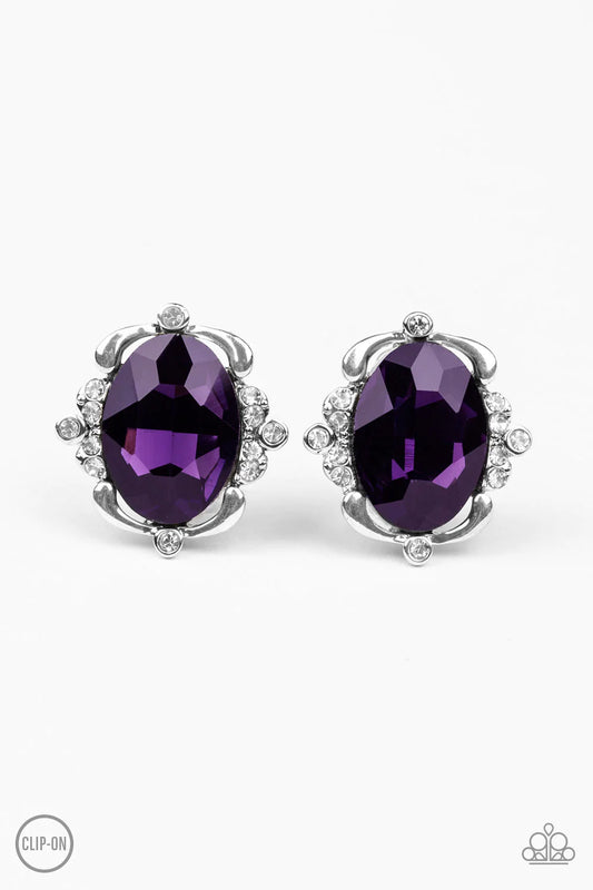 Regally Radiant - Purple Clip-On