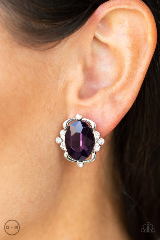 Regally Radiant - Purple Clip-On