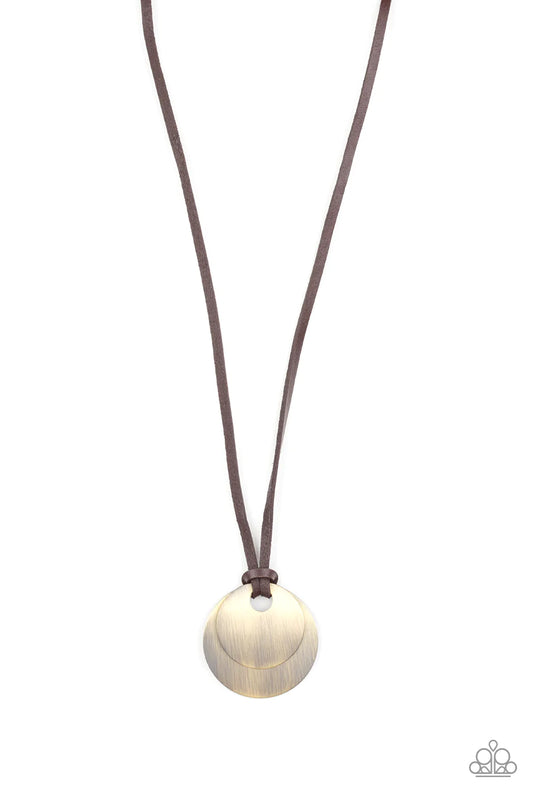 Clean Slate - Brass Men's Necklace