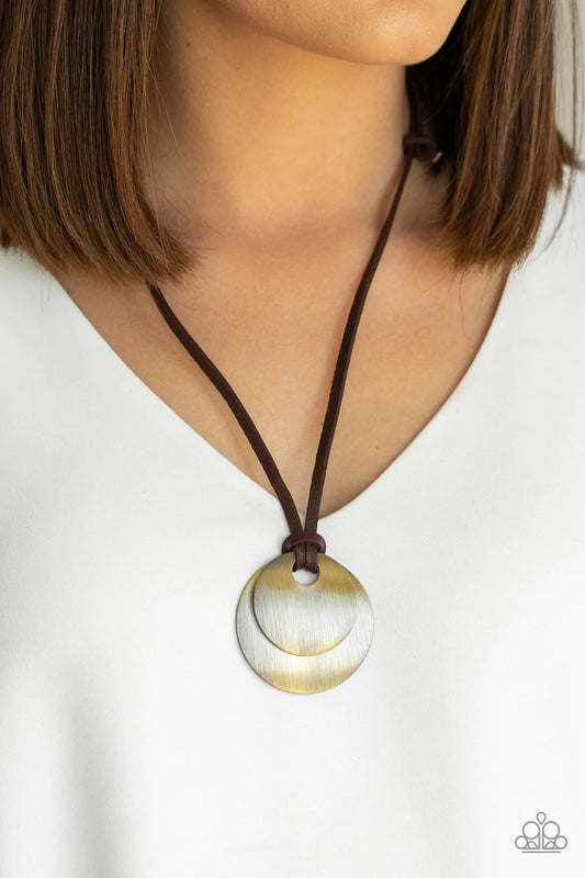 Clean Slate - Brass Men's Necklace