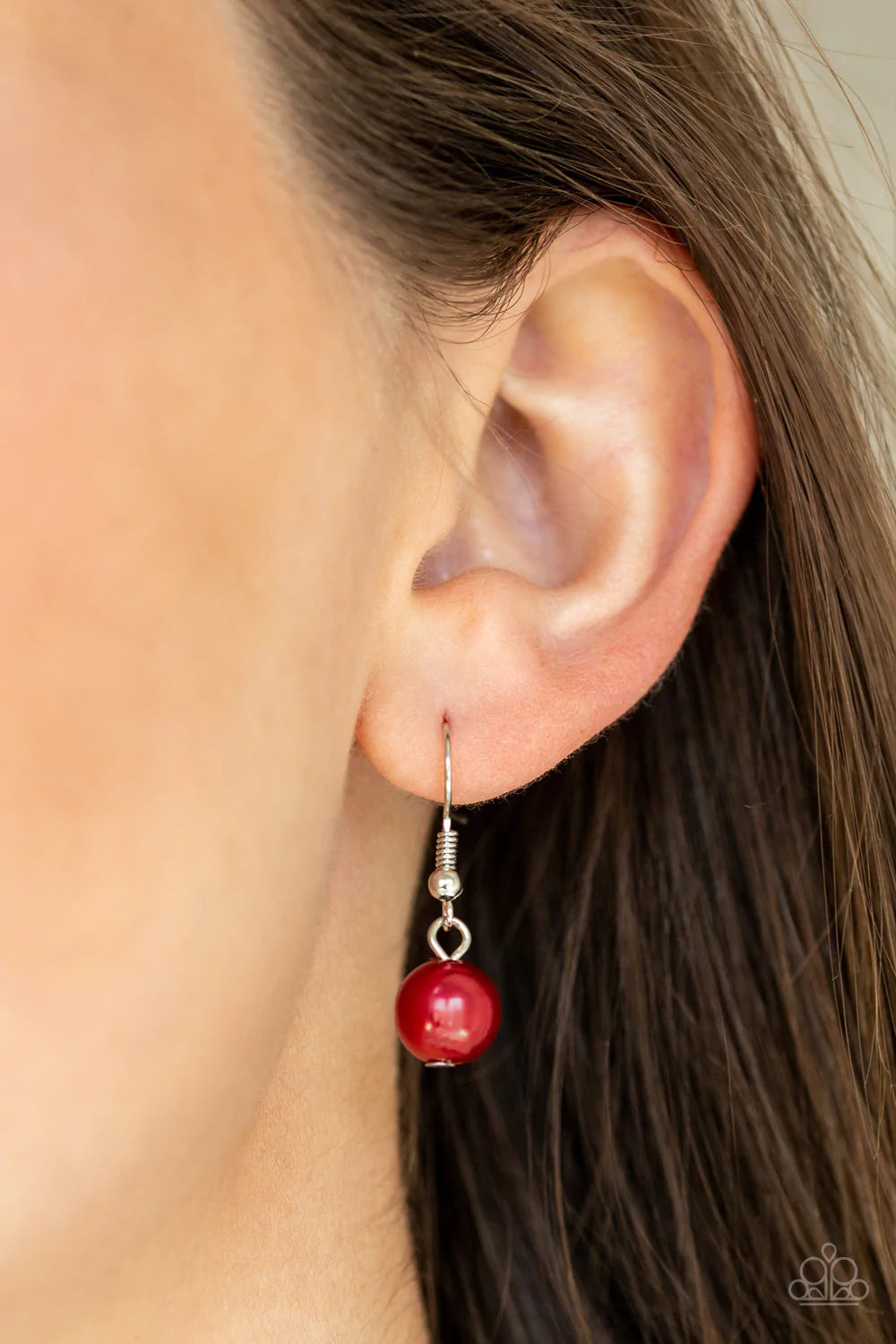 Fine Florals - Red Necklace
