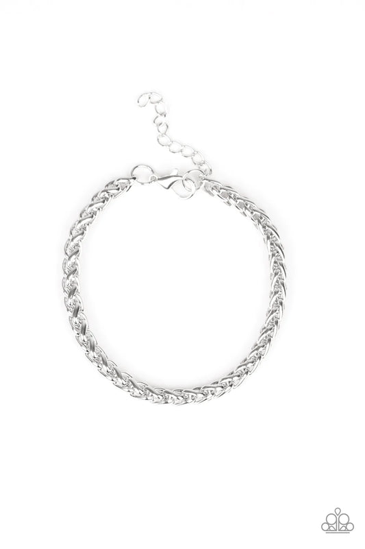 Knocked It Out Of The Park - Silver Urban Bracelet