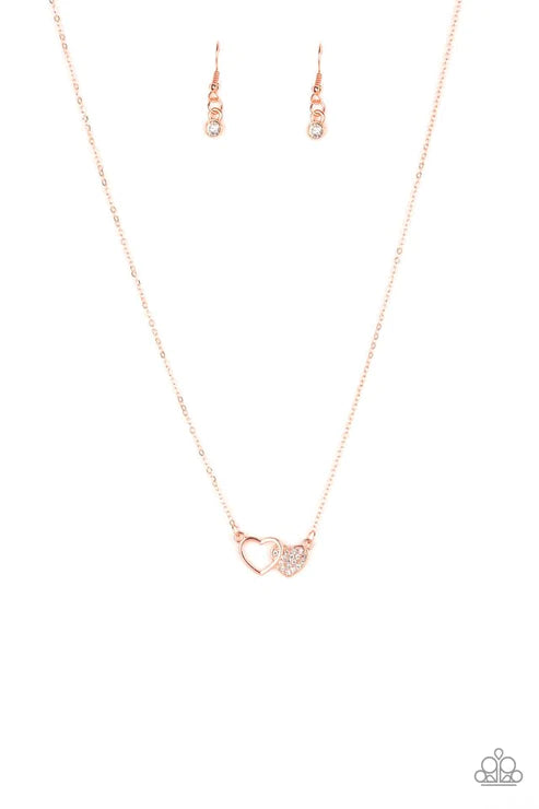 Charming Couple - Copper Necklace