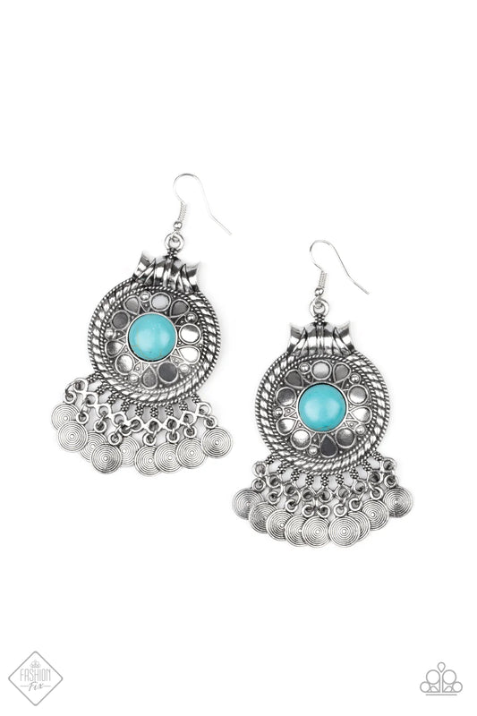 Rural Rhythm - Blue Earrings