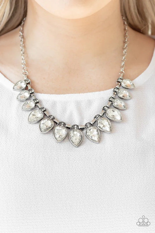 FEARLESS is More - White  Necklace