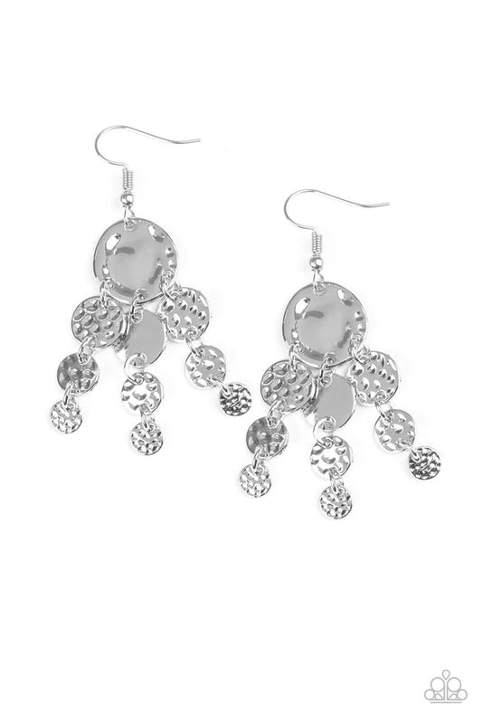 Do Chime In - Silver Earrings