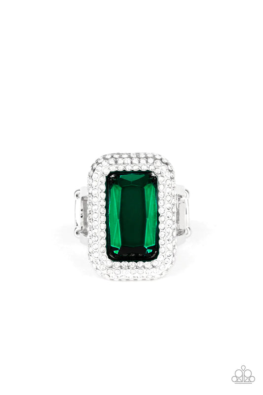 A Grand STATEMENT-MAKER - Green Ring