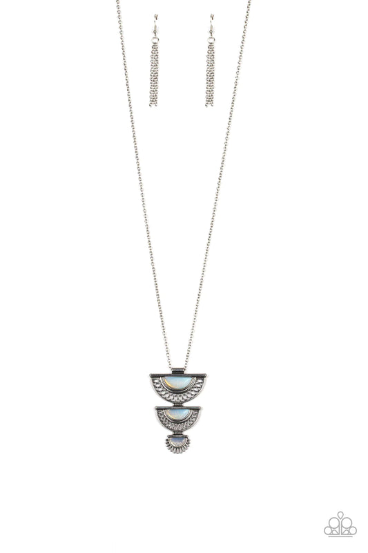 Serene Sheen - White Necklace