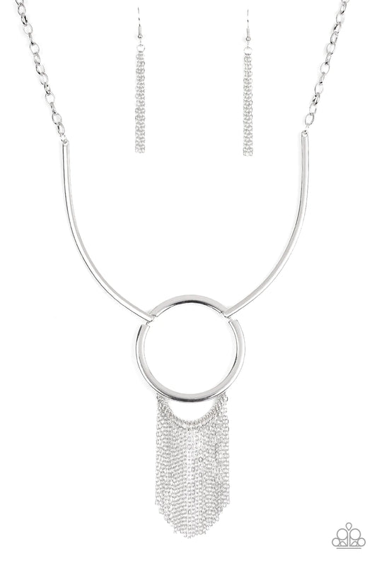 Pharaoh Paradise - Silver Necklace