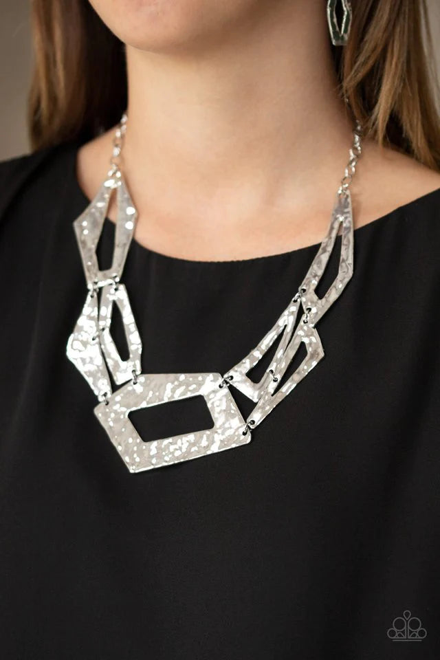 Break The Mold - Silver Necklace