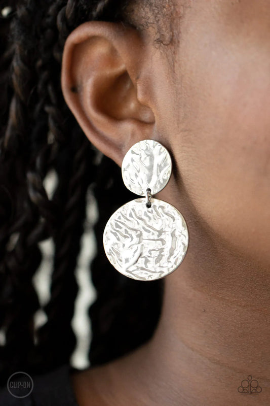 Relic Ripple - Silver Clip-On