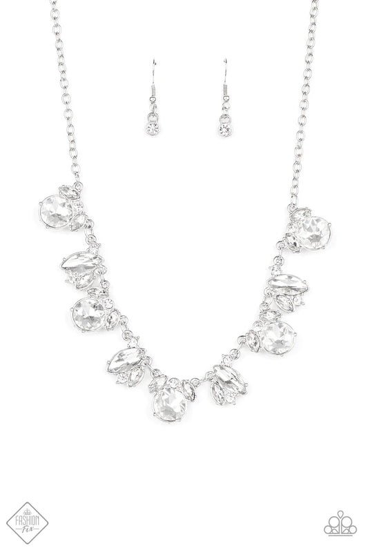 BLING to Attention - White Necklace