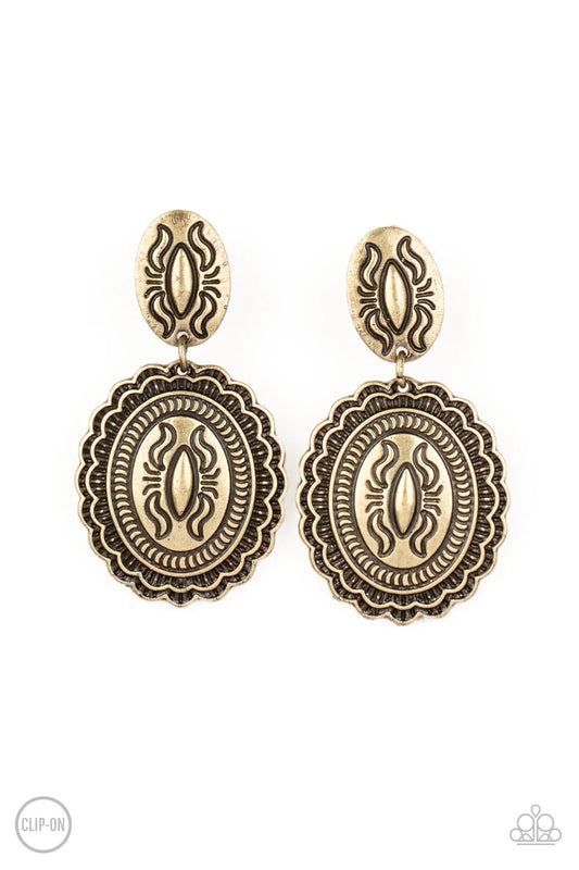 Ageless Artifact - Brass Clip-On