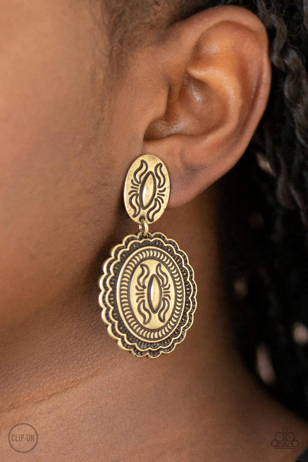 Ageless Artifact - Brass Clip-On