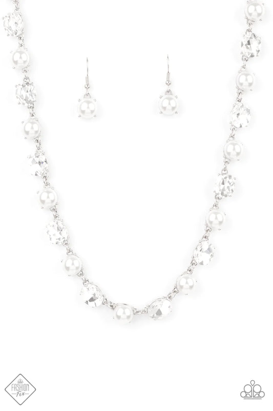 Go-Getter Gleam - White Necklace