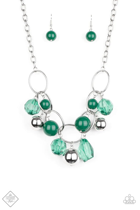 Cosmic Getaway - Green Necklace