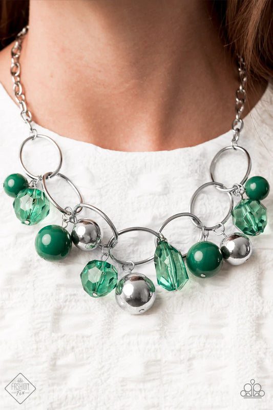 Cosmic Getaway - Green Necklace