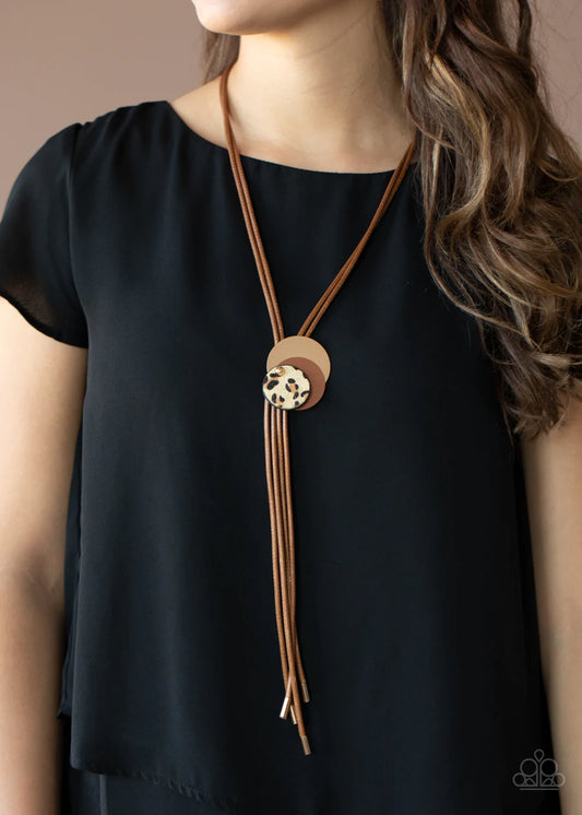 Im FELINE Good - Brown Necklace