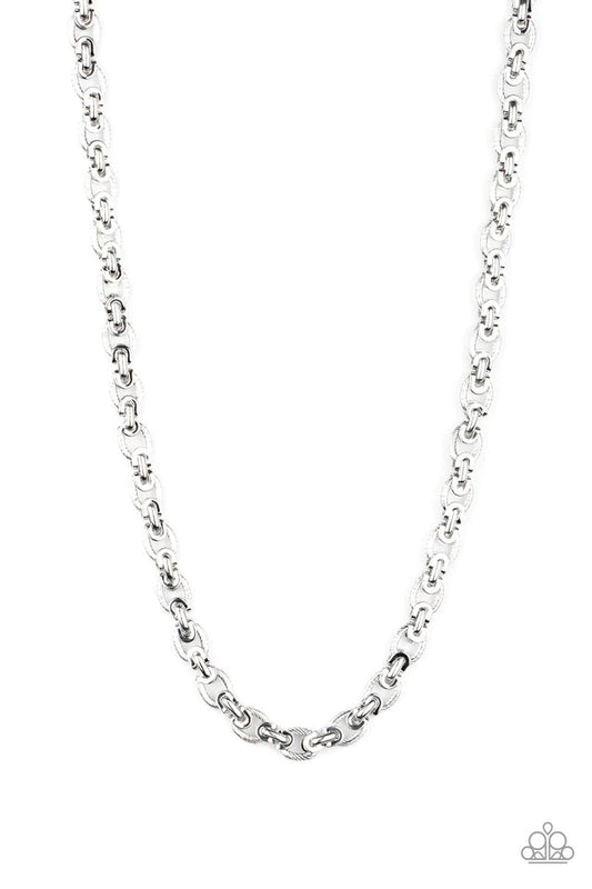 Grit and Gridiron - Silver Men's Necklace