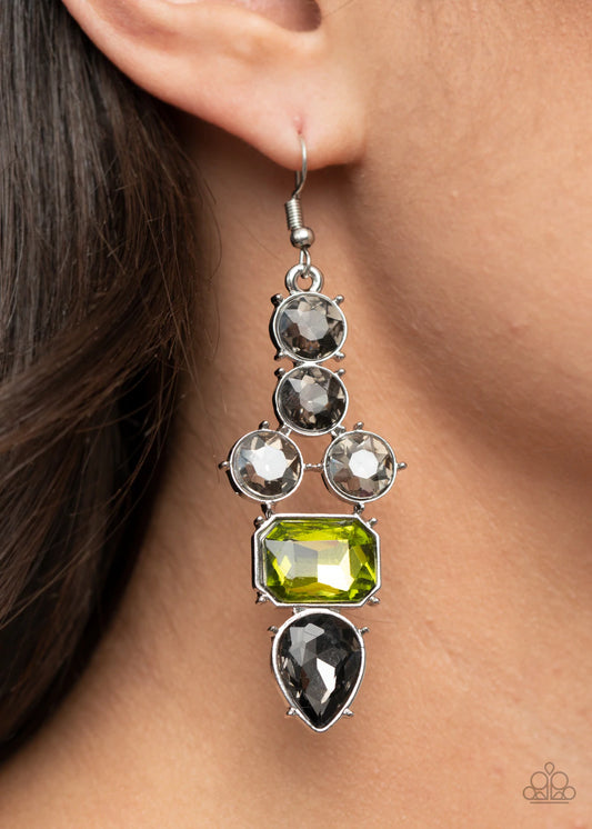 Look At Me GLOW! - Green Earrings