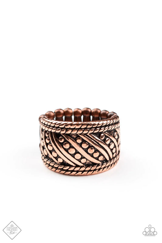 Slanted Shimmer Ring