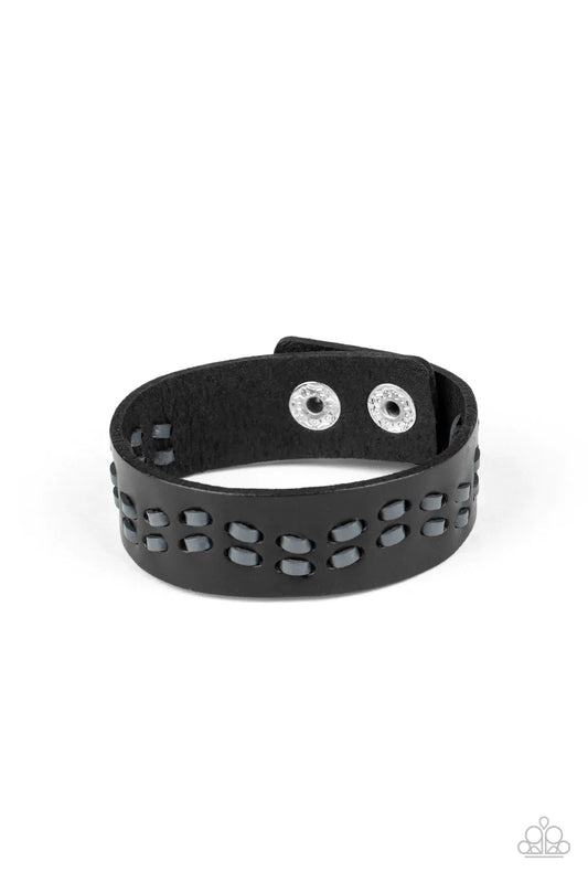Leather Is My Favorite Color - Black Urban Bracelet