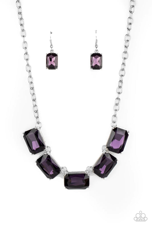 Deep Freeze Diva - Purple  Necklace