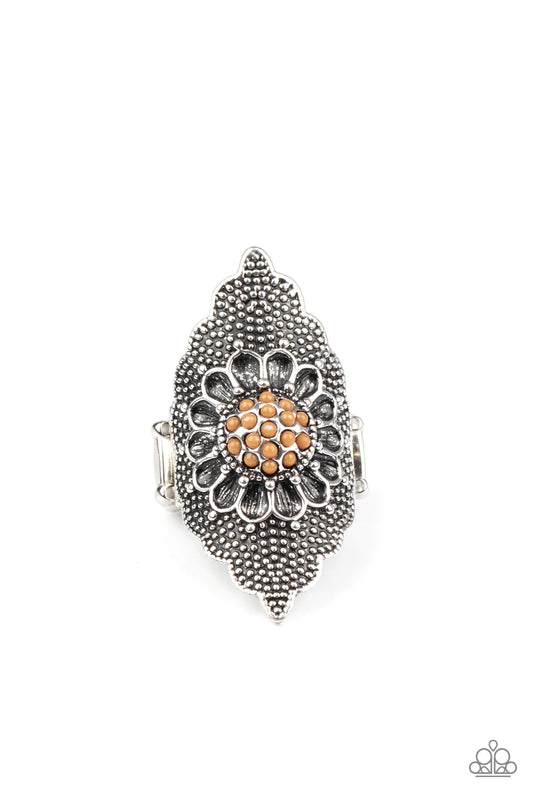 Wildly Wallflower - Brown Ring