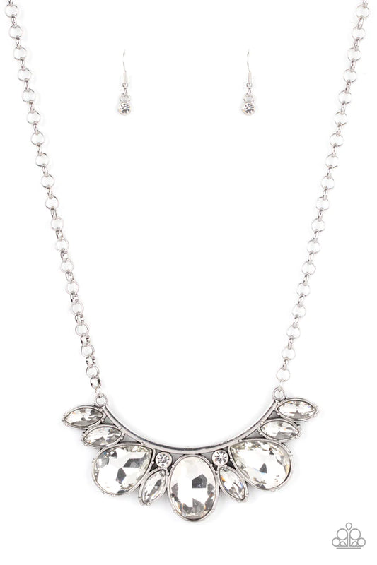 Never SLAY Never - White  Necklace