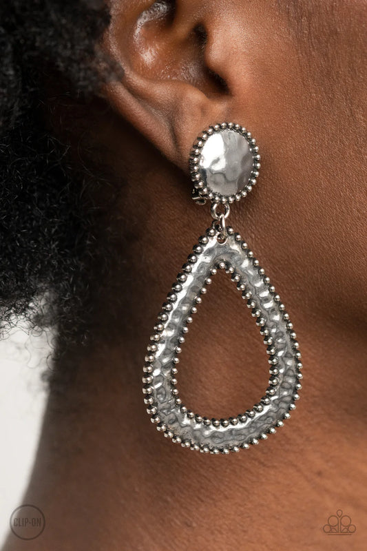 Beyond The Borders - Silver Clip-On