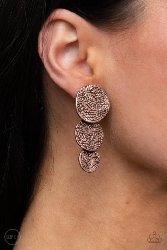 Ancient Antiquity - Copper Clip-On