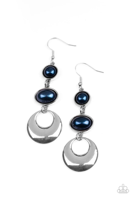 Bubbling To The Surface - Blue Earrings