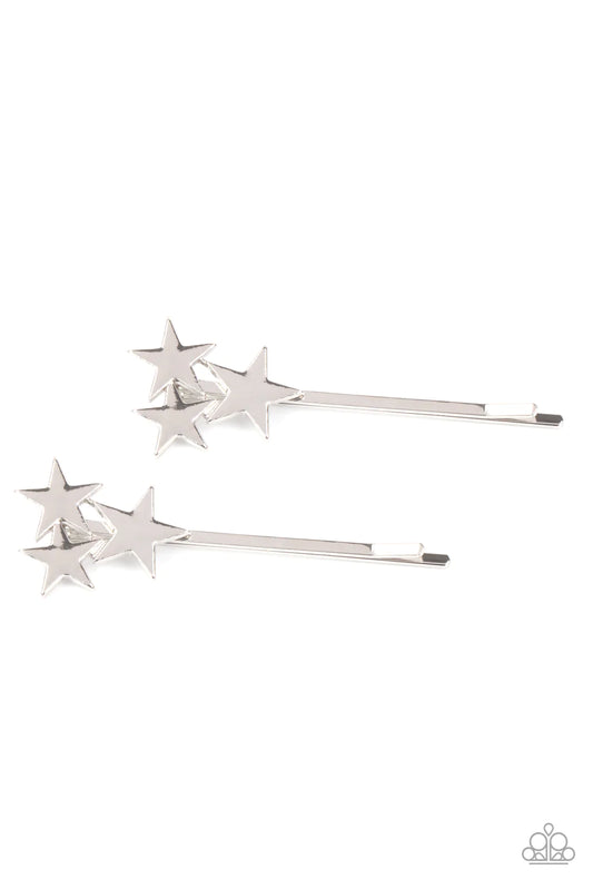 Suddenly Starstruck - Silver Hair Clip