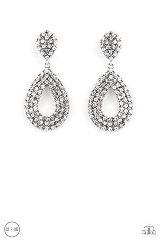 Pack In The Pizzazz - White Clip-On
