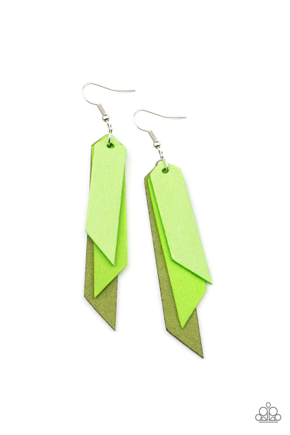 Seude Shade Green Earrings