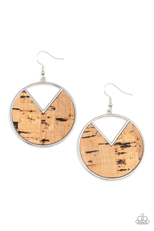 Nod to Nature - Black Earrings