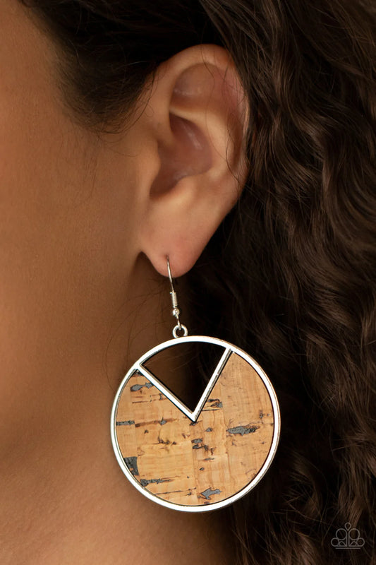 Nod to Nature - Black Earrings