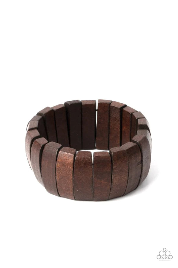 Raise The BARBADOS - Brown Bracelet