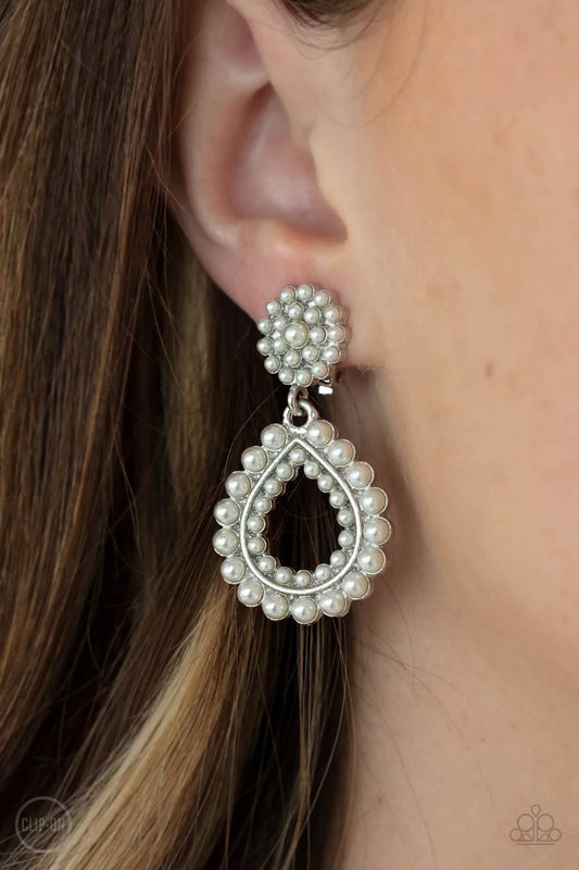 Discerning Droplets - White Clip-On